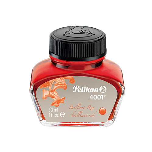 Atrament Pelikan 4001 | Czerwony 30 ml