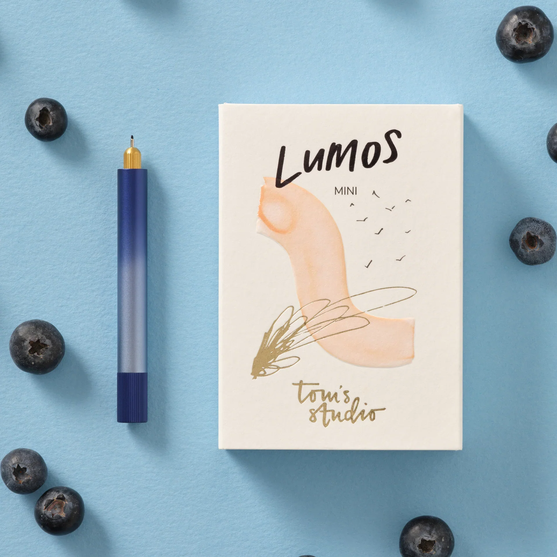 Cienkopis z wymiennymi końcówkami Tom's Studio Lumos Mini | Blueberry | Edycja Limitowana