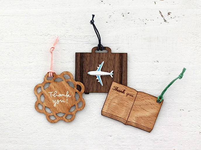 Etykietki prezentowe Midori PCM Wood Tag Card Znaczki - Image 3