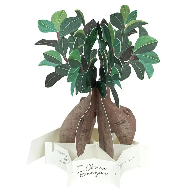 Kartka okolicznościowa 3D Blooming | Banyan