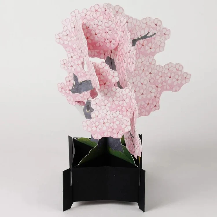 Kartka okolicznościowa 3D Bonsai | Kwiat wiśni - Image 4