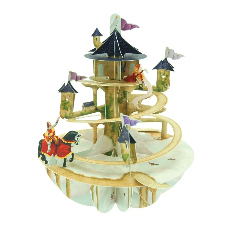 Kartka Okolicznościowa Santoro Pirouettes | Księżniczka w Wieży – 3D pop-up