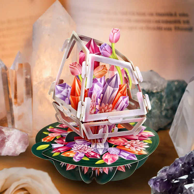 Kartka okolicznościowa Santoro Pirouettes | Minerały – 3D pop-up - Image 7