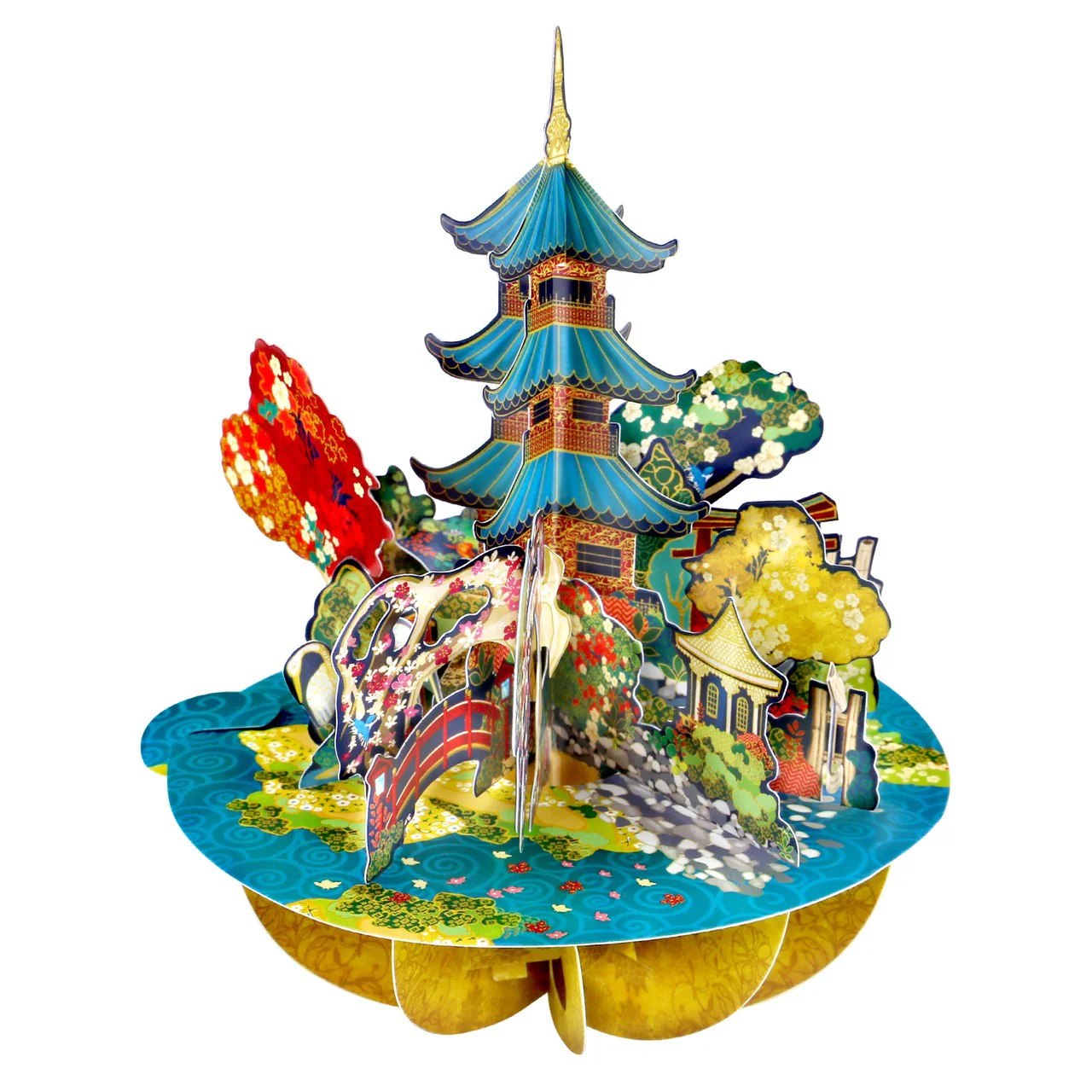 Kartka okolicznościowa Santoro Pirouettes | Ogrody Japońskie – 3D pop-up - Image 2