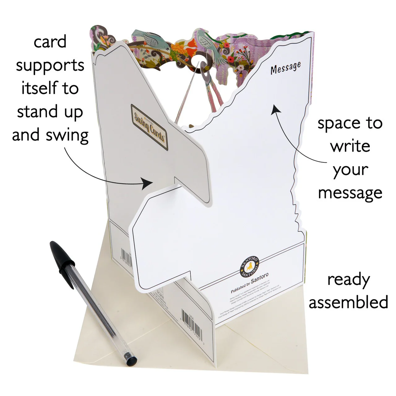Kartka Okolicznościowa Santoro Swing Cards | Łódka Rybacka – 3D pop-up - Image 2