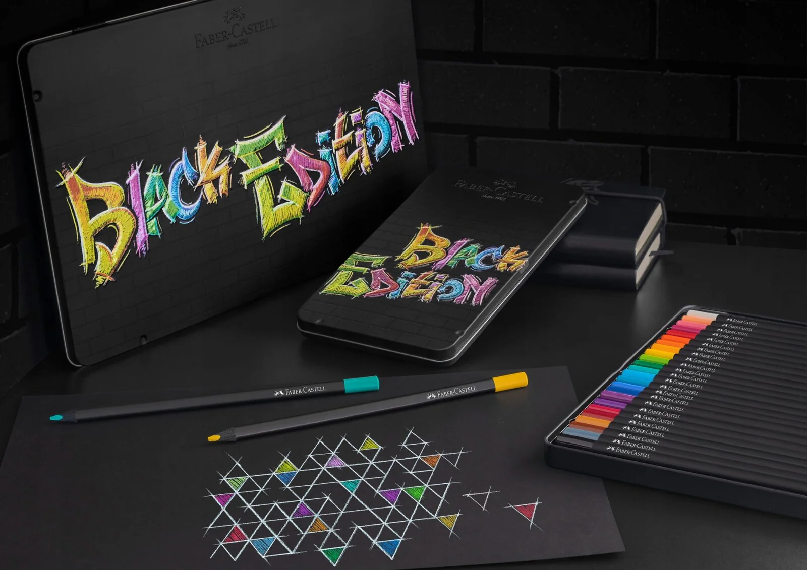 Kredki trójkątne Faber-Castell Black Edition | 12 kolorów - Image 4