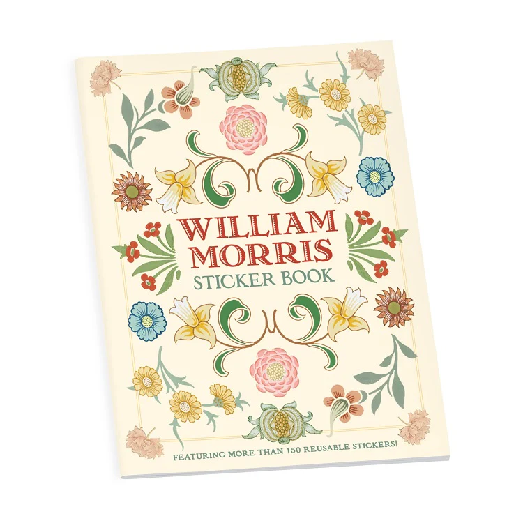 Książka z naklejkami | William Morris