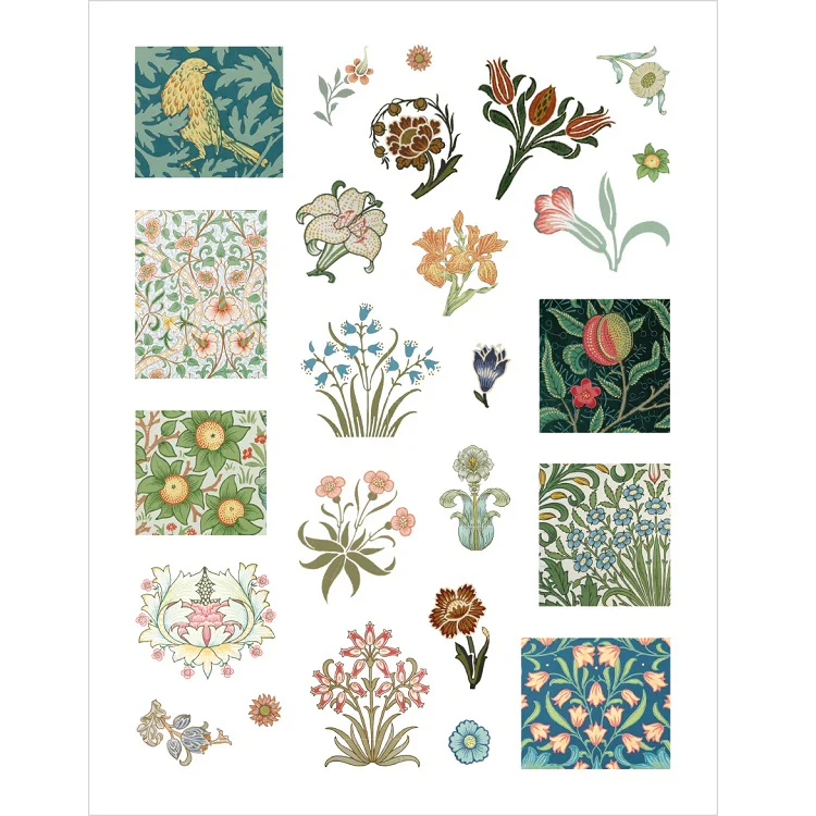 Książka z naklejkami | William Morris - Image 4