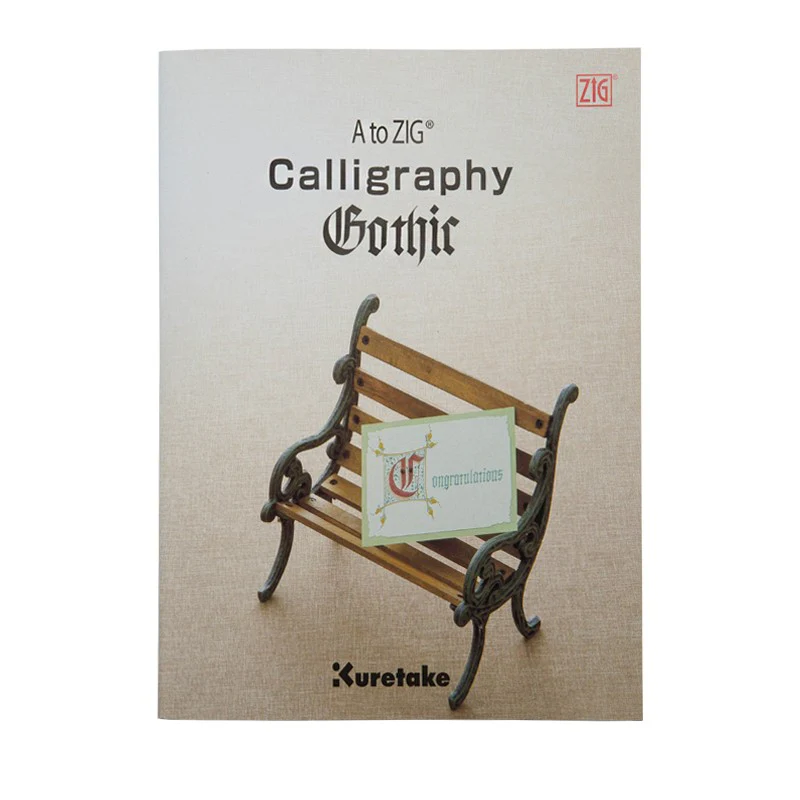 Kuretake książeczka do kaligrafii Zig Calligraphy Gothic Book