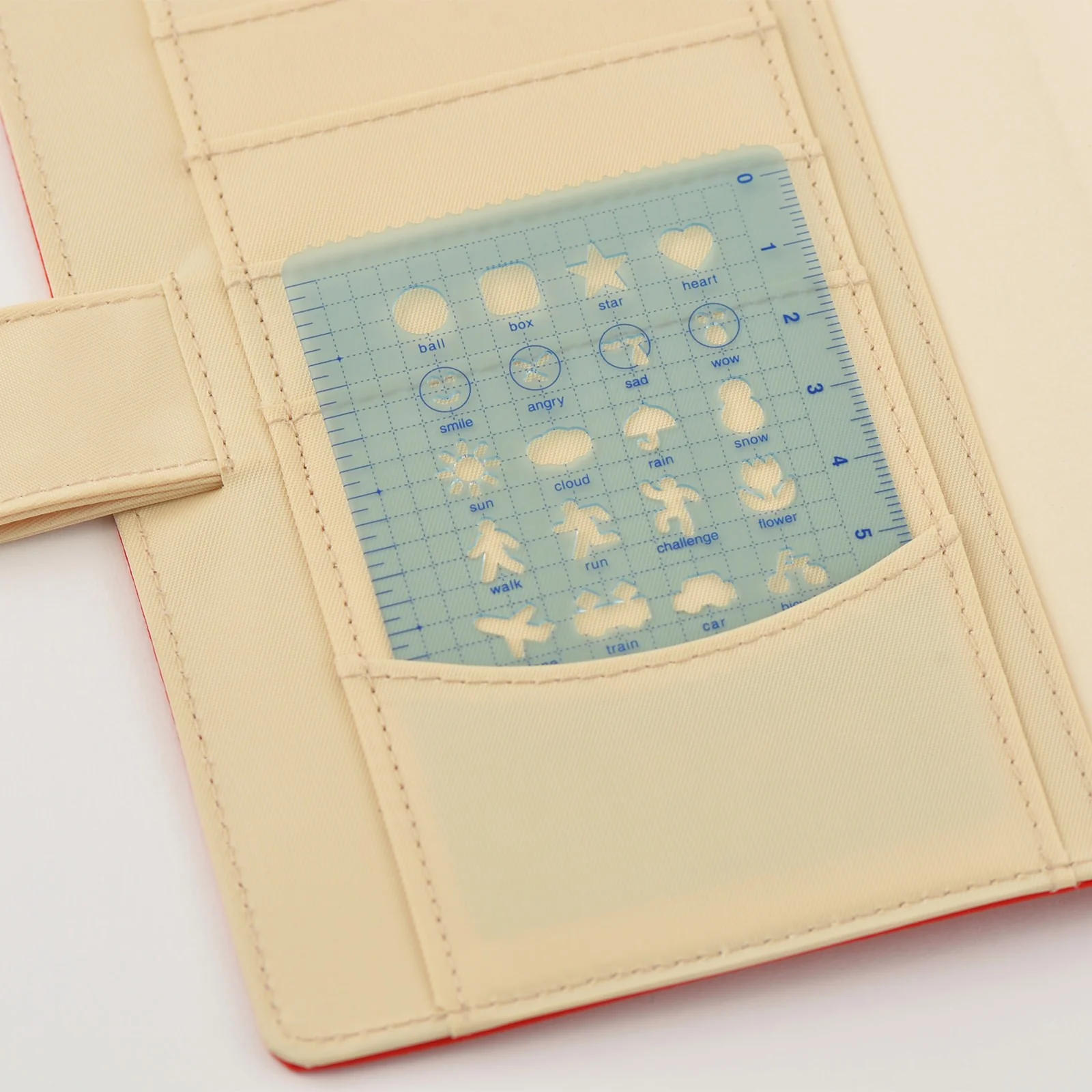 Linijka Hobonichi Stencil | Speach Bubbles - Image 3