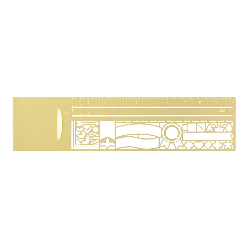 Linijka Midori Clip Ruler | Wzór Dekoracyjny A - Image 2