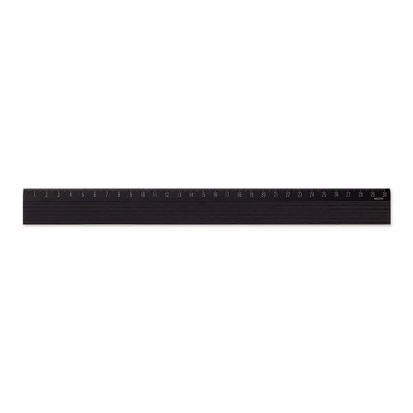 Linijka z magnesem Midori 30 cm | Czarna