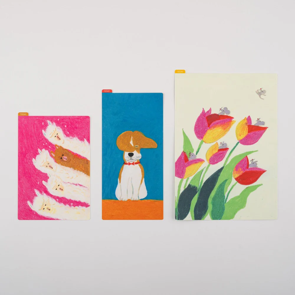 Liniuszek Hobonichi A6 | Keiko Shibata: Upwind alpacas - Image 4