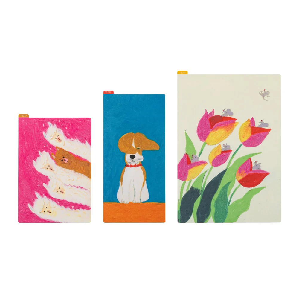 Liniuszek Hobonichi A6 | Keiko Shibata: Upwind alpacas - Image 5