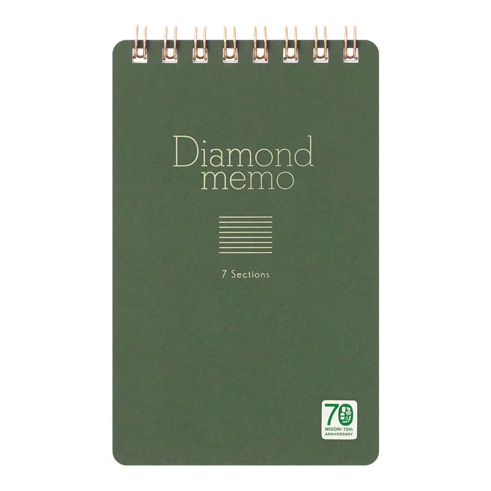 Midori Diamond Memo: 7 Sekcji - Edycja Limitowana 70th