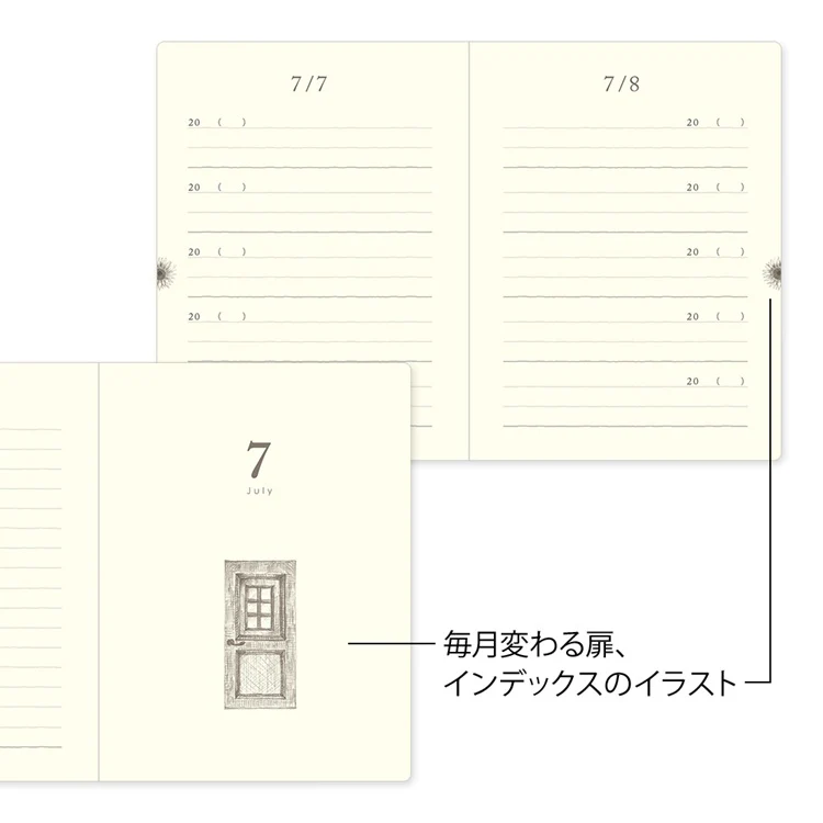 Midori Pamiętnik 5 Letni I Płócienny pomarańczowy - Image 5