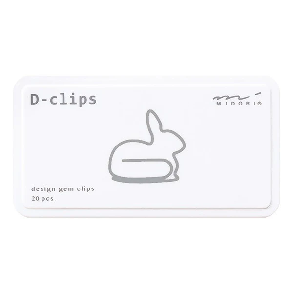 Midori Spinacze D-Clips Zwierzęta Nowa Edycja | Królik