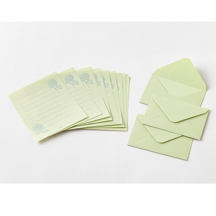 Mini papeteria z papieru Washi Midori | Zielona - Image 2