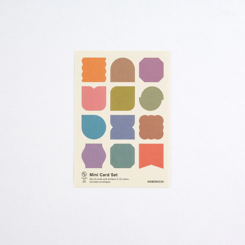 Naklejki Hobonichi | TSUKI no IRO: Mini Card Set - Image 2