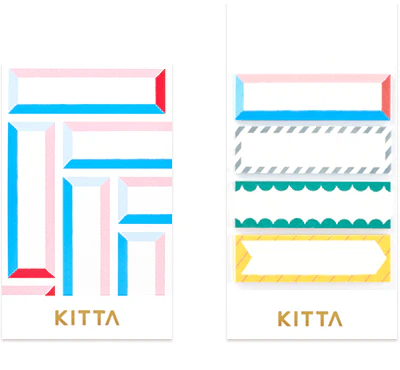 Naklejki indeksujące Hitotoki Kitta | Ramki