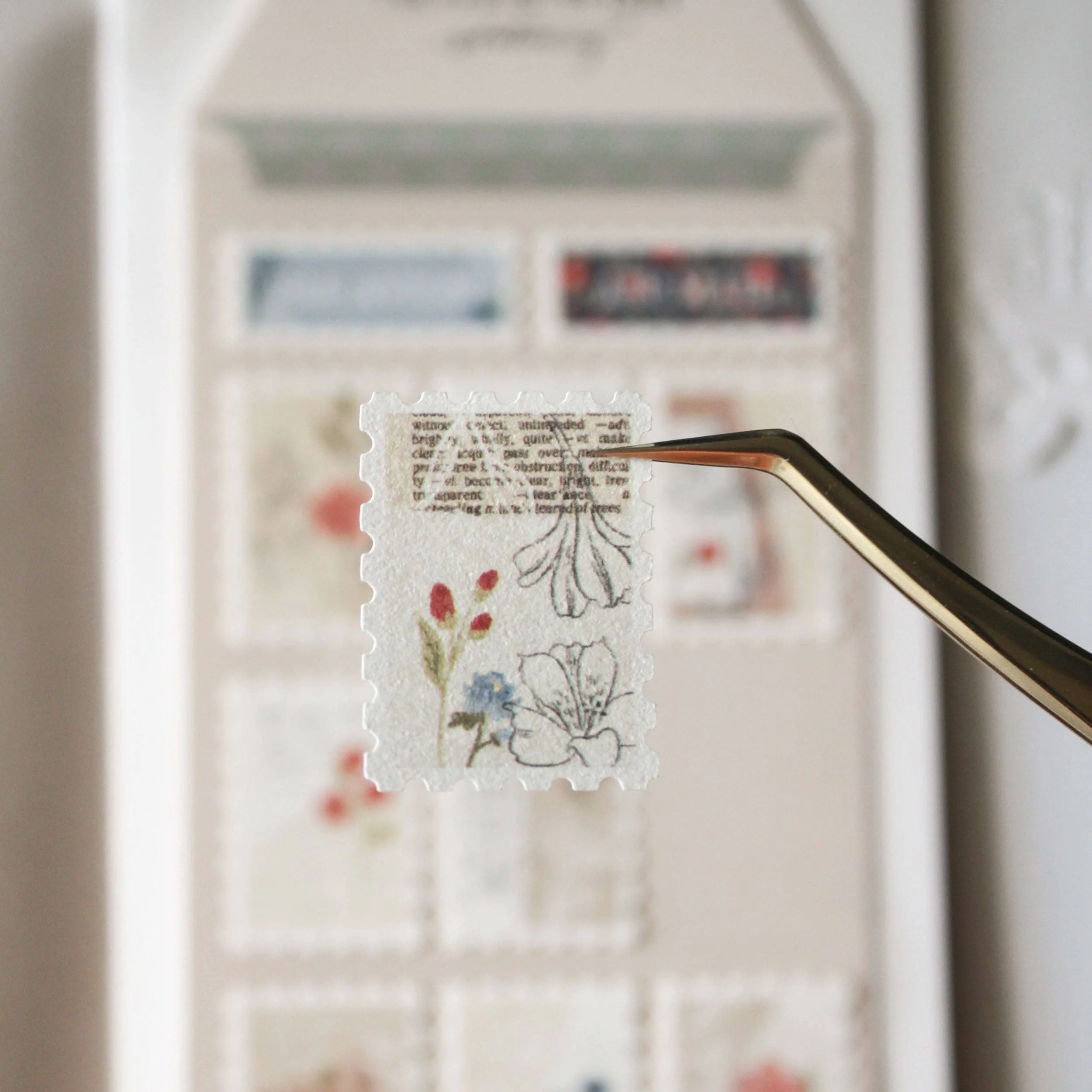 Naklejki znaczki Note & Wish | Kwiatowe Listy - Image 3