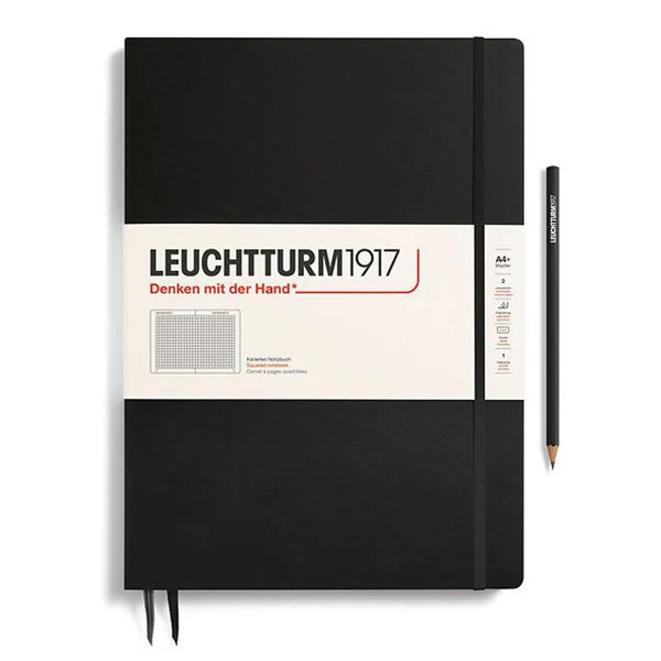 Notatnik Leuchtturm1917 Master Slim A4+ | Czarny