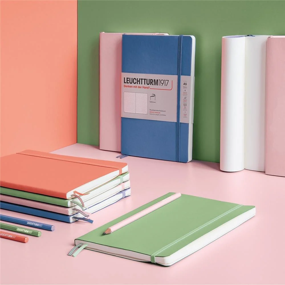 Notatnik Leuchtturm1917 Softcover A5 gładki | Denim - Image 2