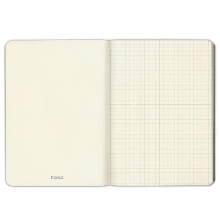 Notatnik w kratkę Gallery Leather Desk Journal | Czarny - Image 3