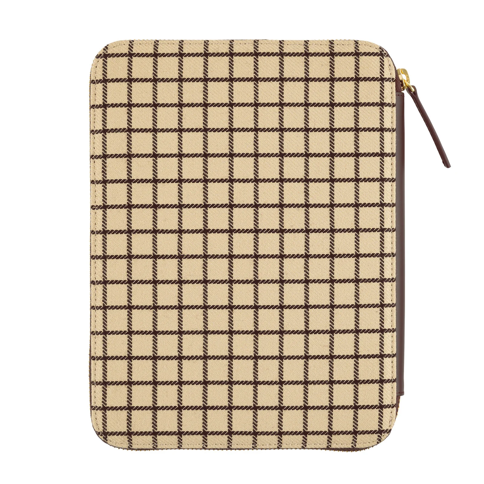 Okładka na kalendarz Hobonichi Techo A5 | Taut Zipped (Café au Lait Plaid)