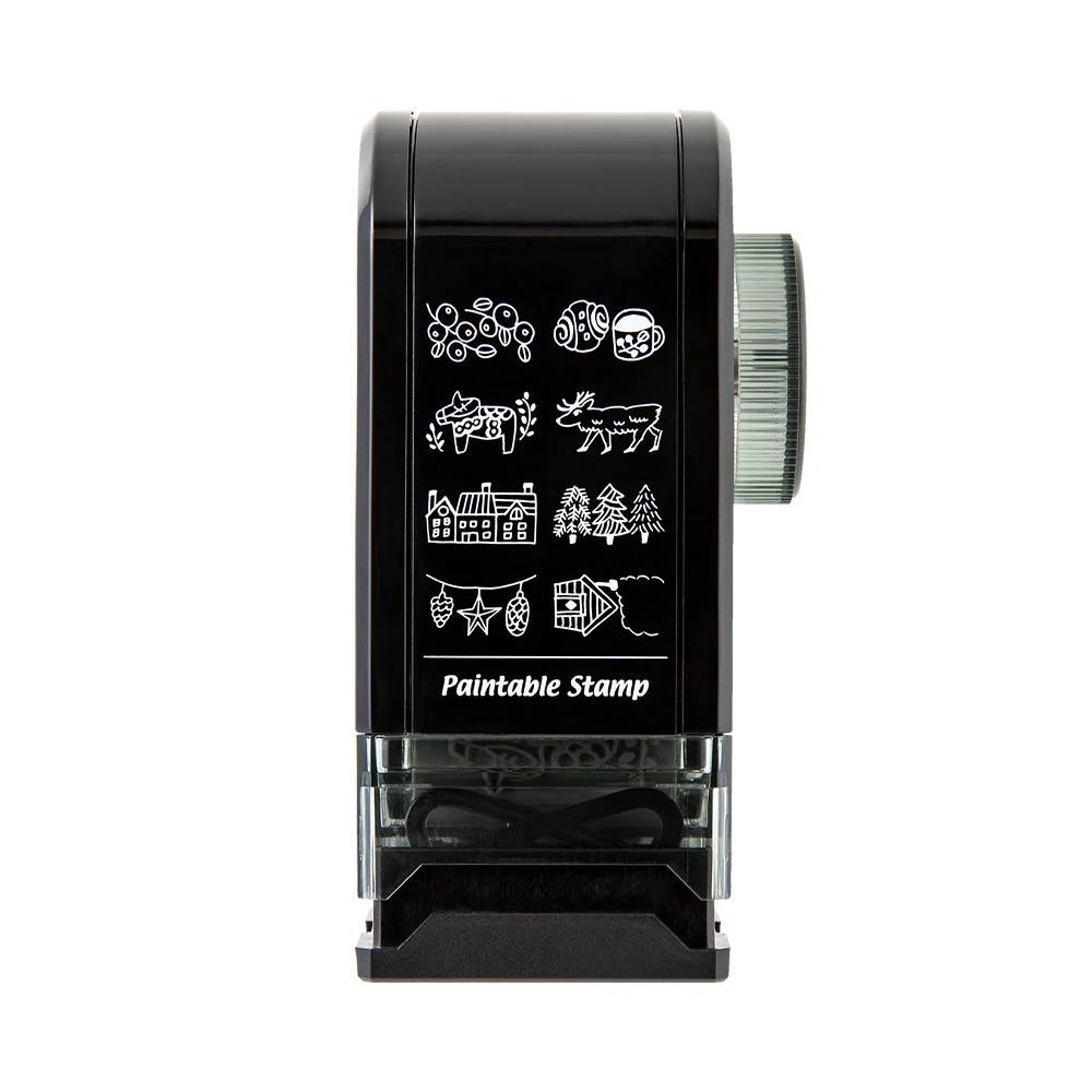 Pieczątka Midori Rotating Stamp Dial | Motywy Skandynawskie