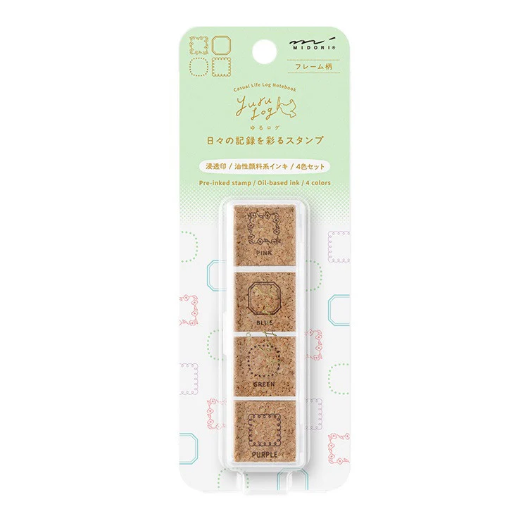 Pieczątki Midori Yuru Log | Ramki