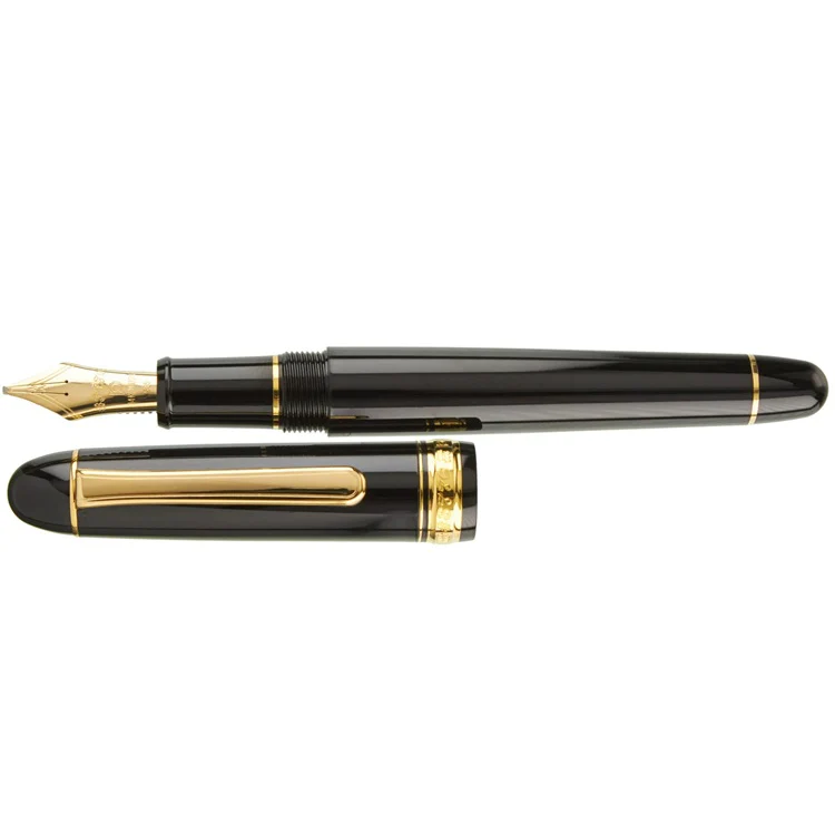 Pióro wieczne Platinum Century 3776 Black z muzyczną stalówką - Image 2