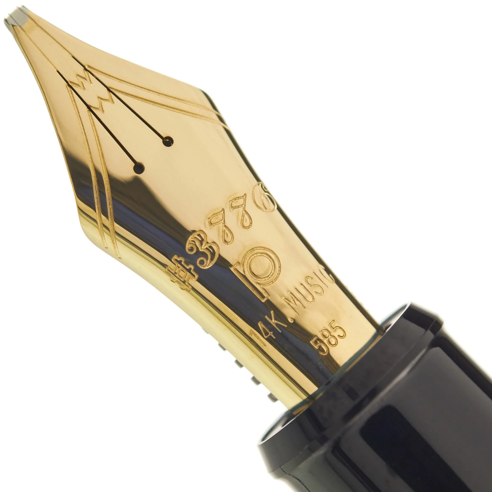 Pióro wieczne Platinum Century 3776 Black z muzyczną stalówką - Image 5