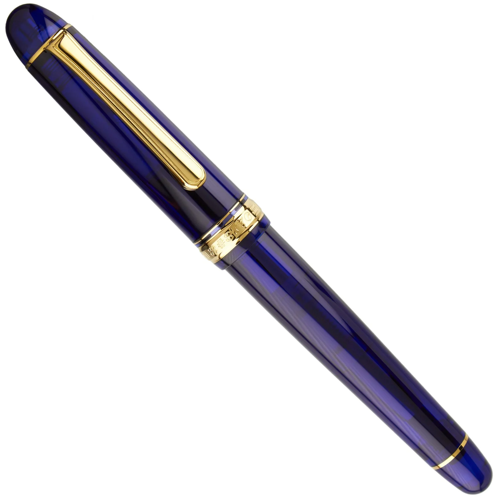 Pióro wieczne Platinum Century 3776 Chartres Blue z muzyczną stalówką - Image 2
