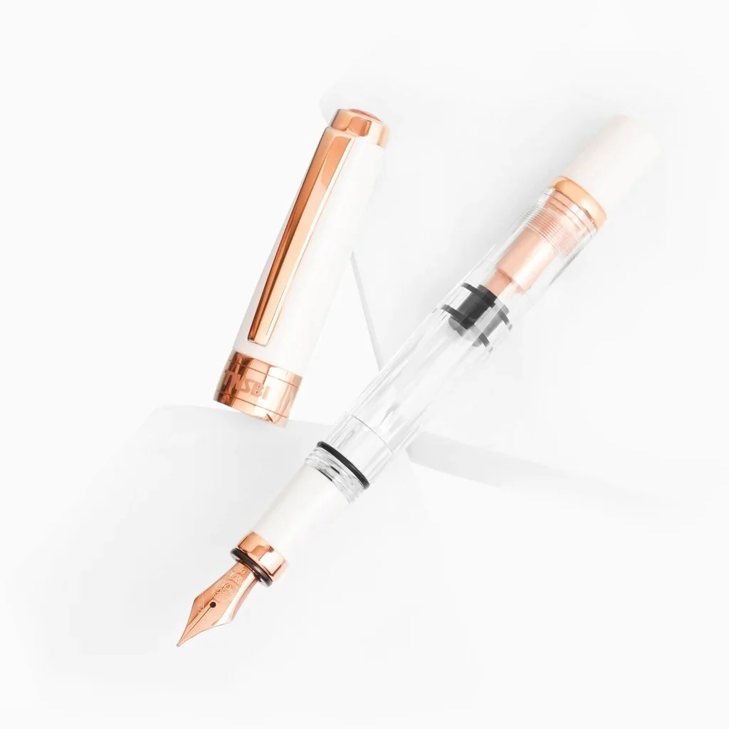 Pióro wieczne TWSBI Diamond 580 Rose Gold II | White - Image 2