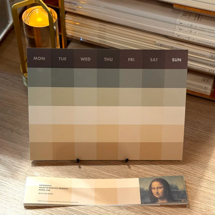 Planer tygodniowy na biurko | Mona Lisa - Image 2