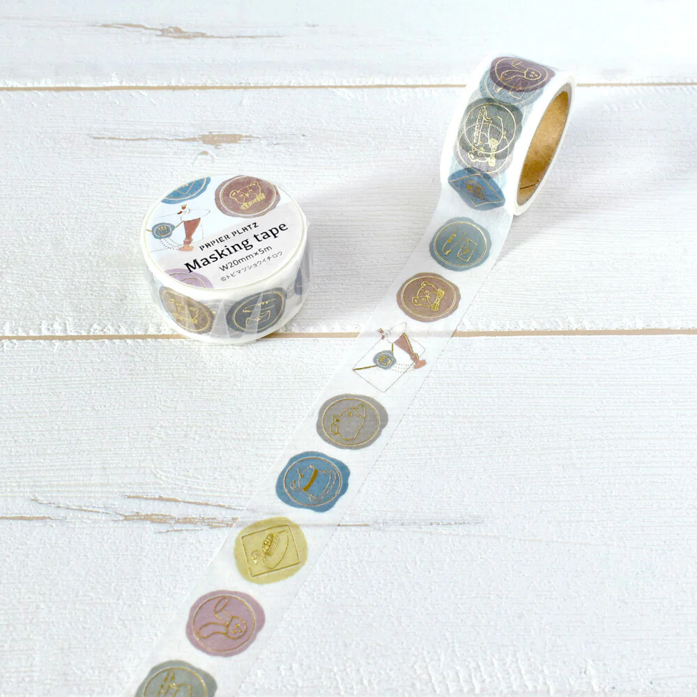 Taśma Washi Papier Platz x Shochirou Tobimatsu | Pieczęć