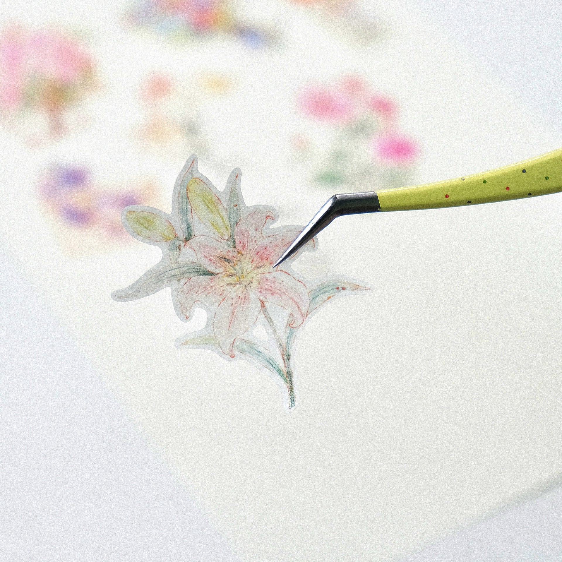 Taśma Washi Pre-Cut | Kwiatowa korespondencja - Image 5
