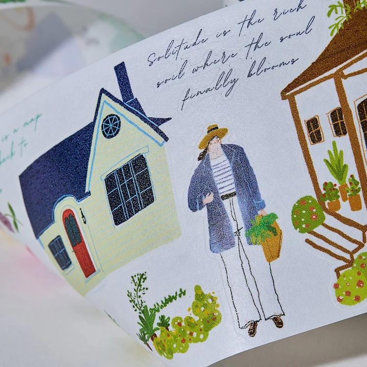 Taśma Washi Pre-Cut | Kwitnący dzień - Image 3
