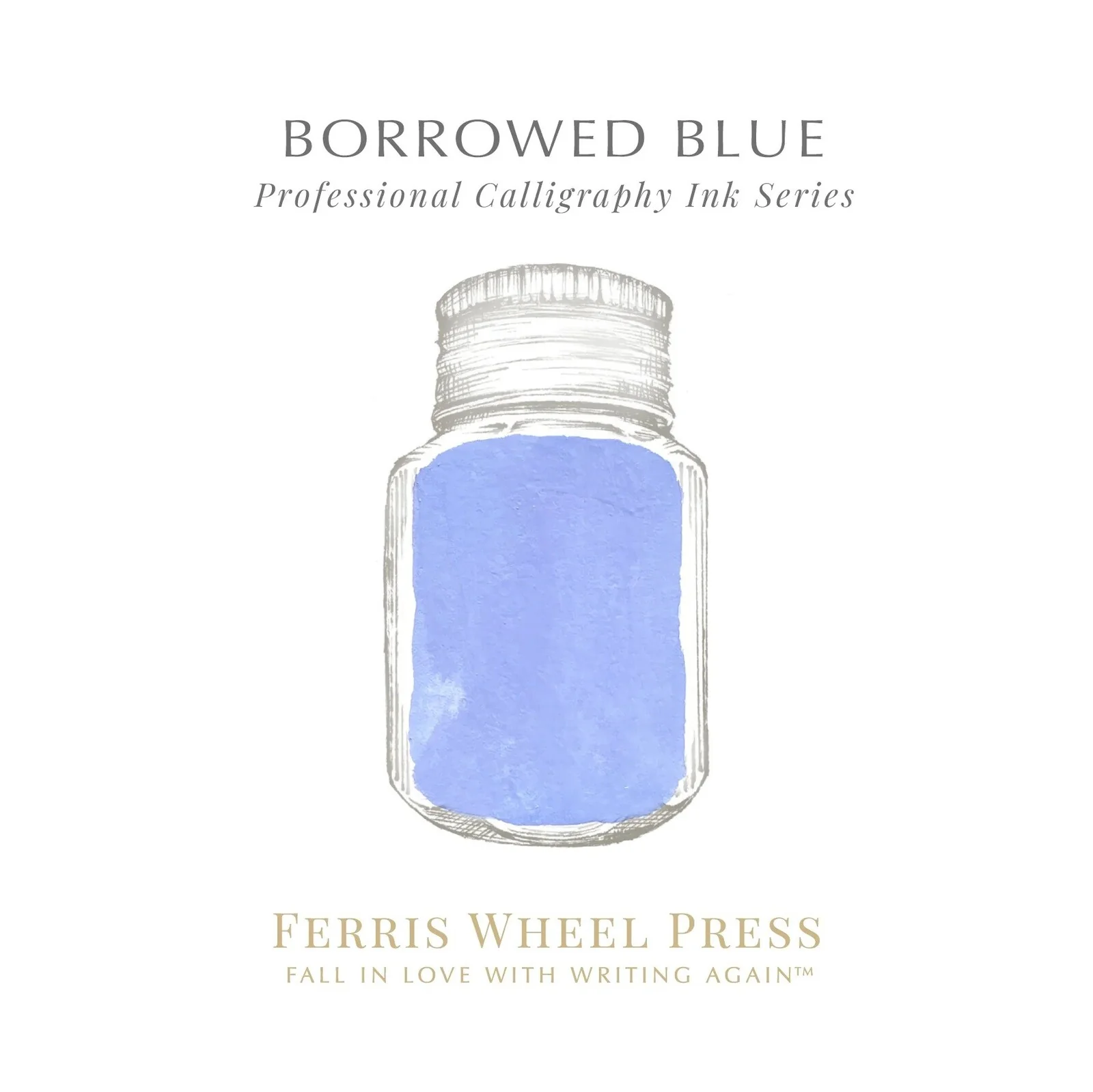 Tusz do kaligrafii Ferris Wheel Press | Fanciful Events: Borrowed Blue 28ml - Image 2