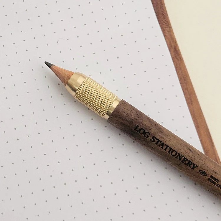 Uchwyt do ołówka drewnianego LOG Stationery - Image 4