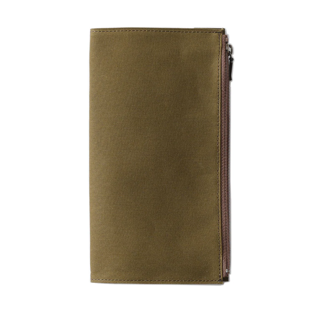 Wkład do Traveler's Notebook Kieszonka na Zamek | Oliwkowa