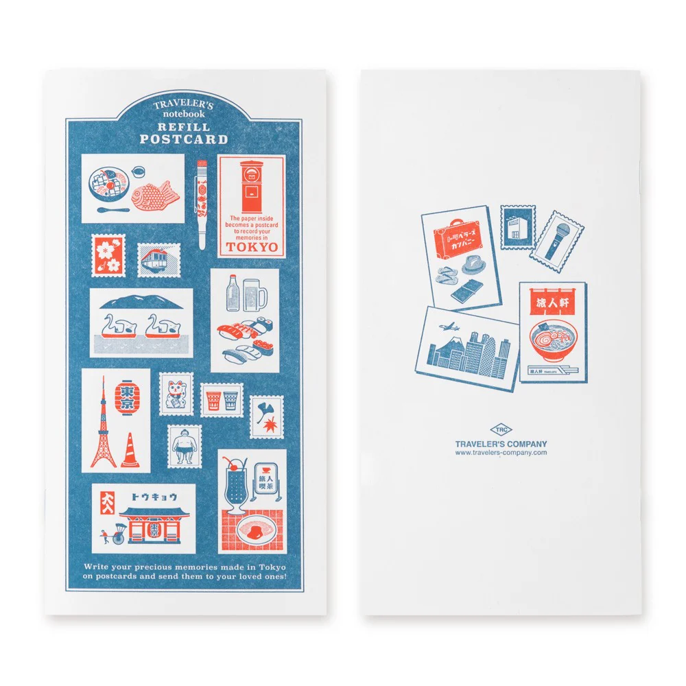 Wkład pocztówkowy do Traveler's Notebook Edycja Limitowana | Tokyo 2024 - Image 2