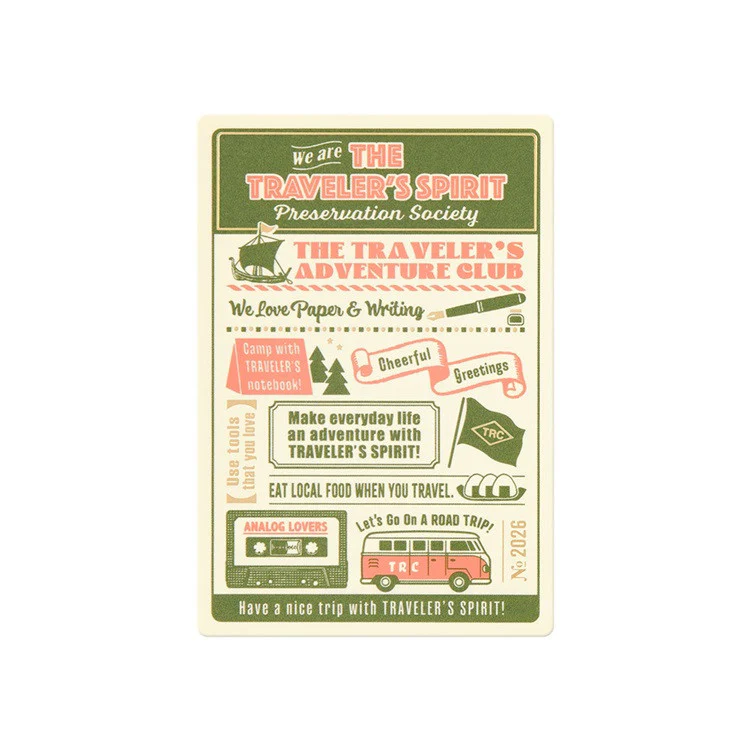 Zakładka Traveler's Notebook Passport Size 2026 | The Traveler's Spirit