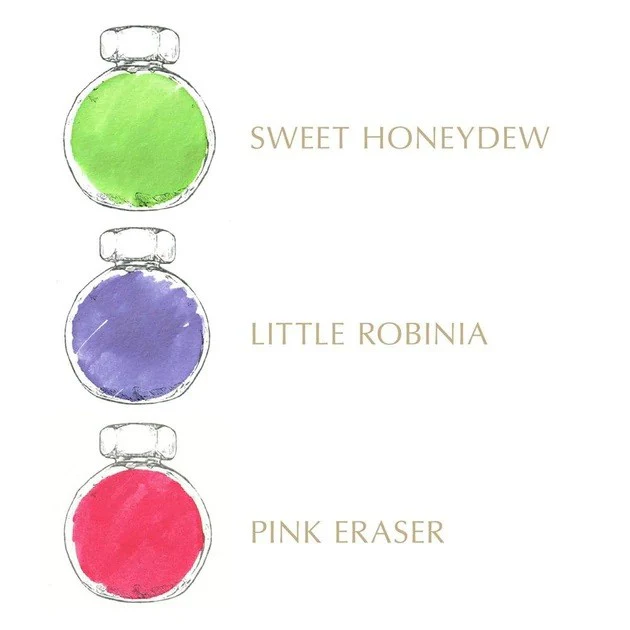 Zestaw atramentów Ferris Wheel Press | The Spring Robinia Collection - Image 2