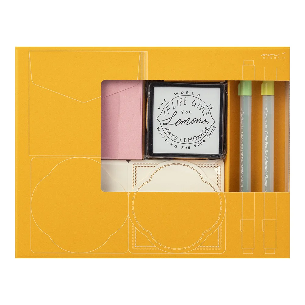 Zestaw z pieczątką Paintable: Stamp Lemon - Edycja Limitowana 70th